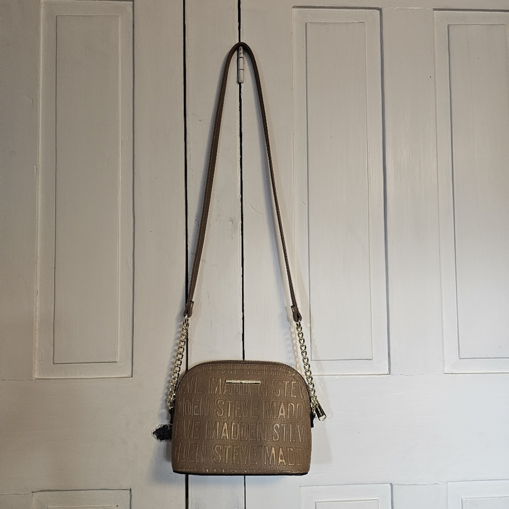 Steve Madden Tan Embossed Handbag Marilyn